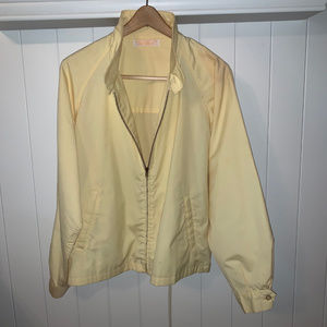 Brooks Brothers Yellow Windbreaker/Golf Jacket